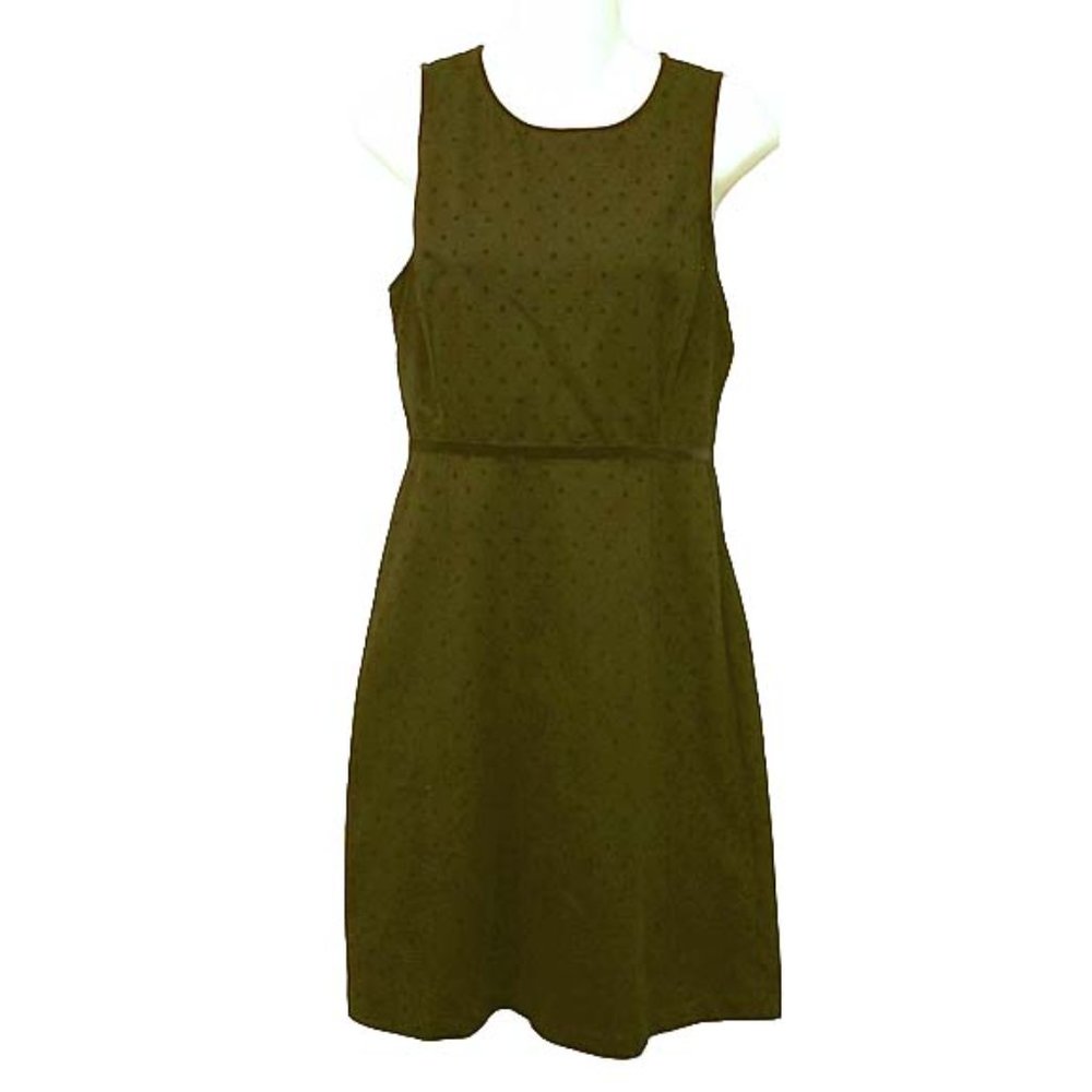 Talbots Ponte Velvet Polka Dot Dress 6P